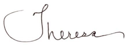 Theresa's handwritten signature